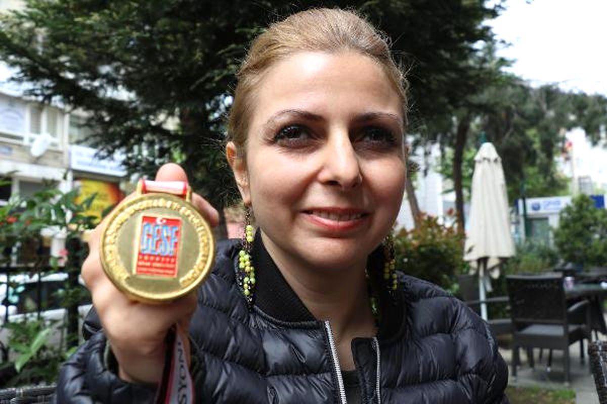 Görme Engellini Ciritle Aştı