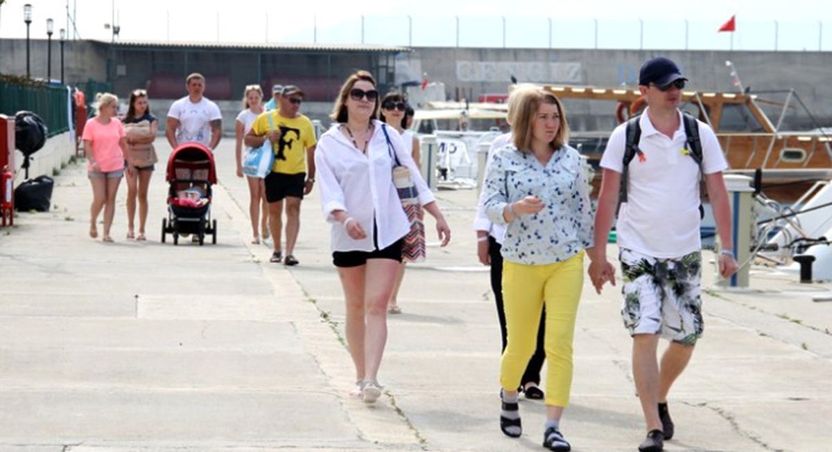 Günübirlik Turlara Rus ve Ukraynalı Turist Bereketi