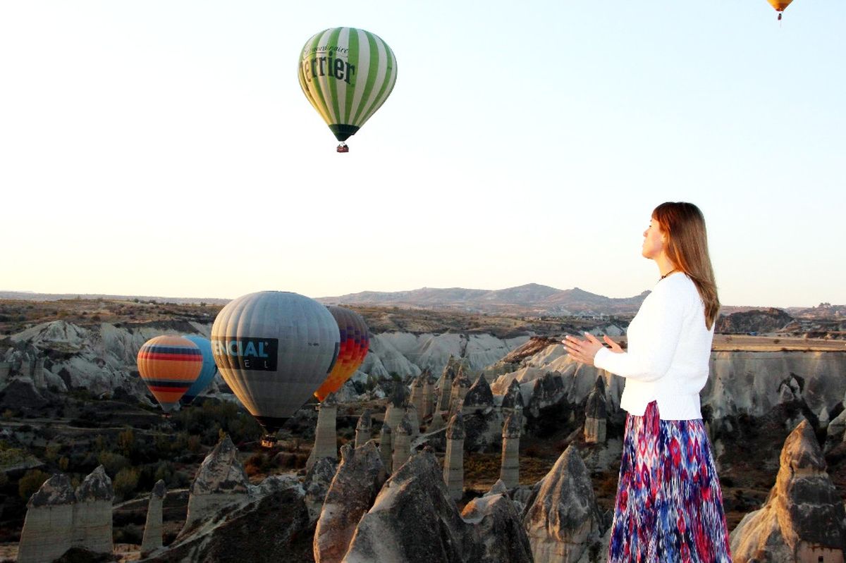 Kapadokya\'da Turist Artışı