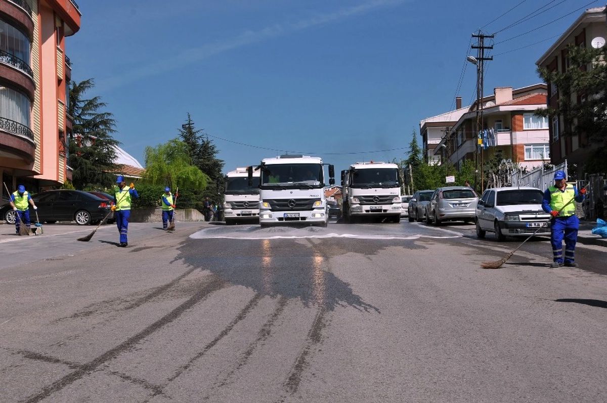 Keçiören \'Baypas\' Temizlik Ekibi Görev Başında