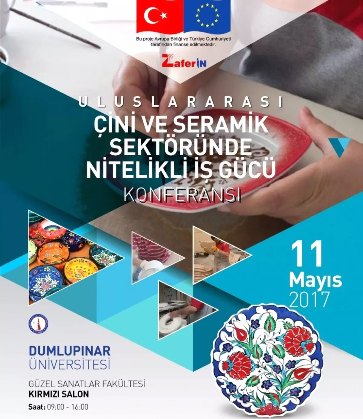 Kütahya\'da Çini ve Seramik Sektöründe Nitelikli İş Gücü Konferansı Düzenlenecek