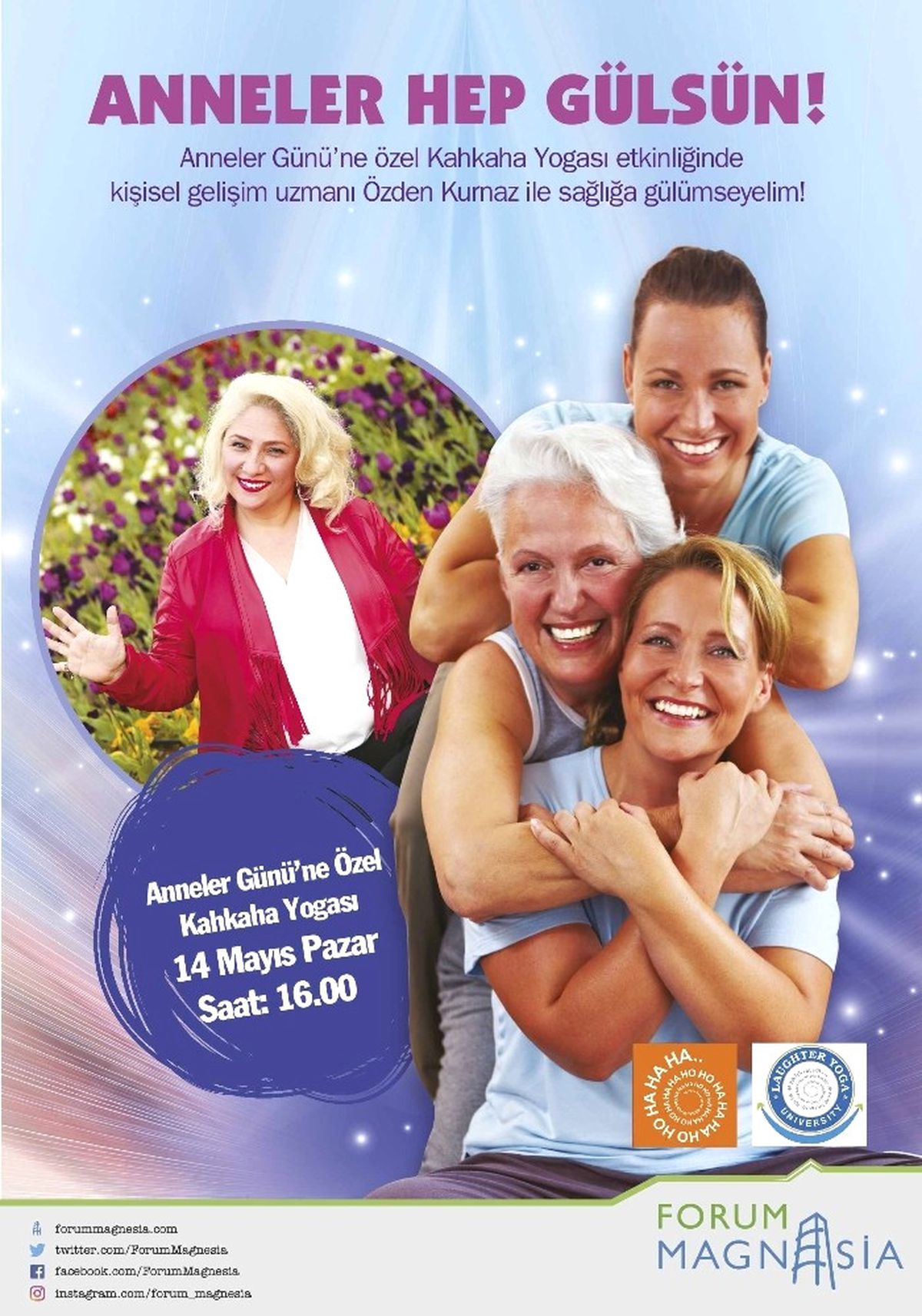 Manisalı Anneler Kahkaha Yogası ile Tanışacak