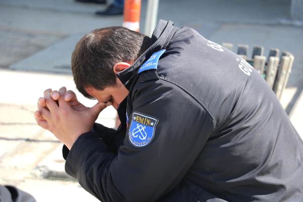 Özel Güvenlik Görevlilerinden Geç Ödeme Eylemi