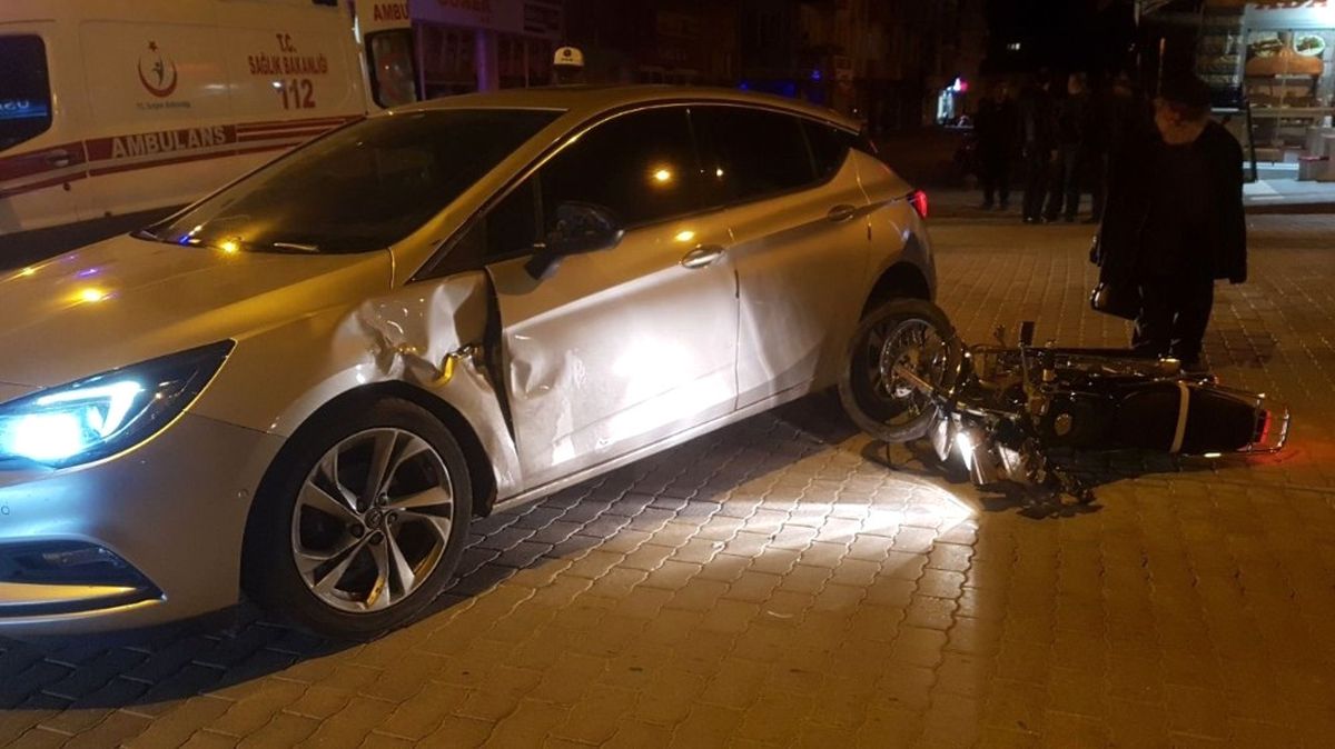 Tavşanlı\'da Trafik Kazası, 1 Yaralı