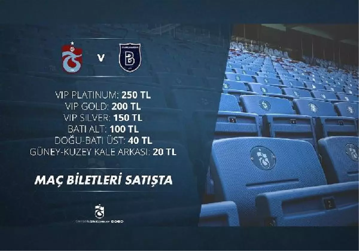 Trabzonspor\'da Medipol Başakşehir Biletleri Satışa Çıktı