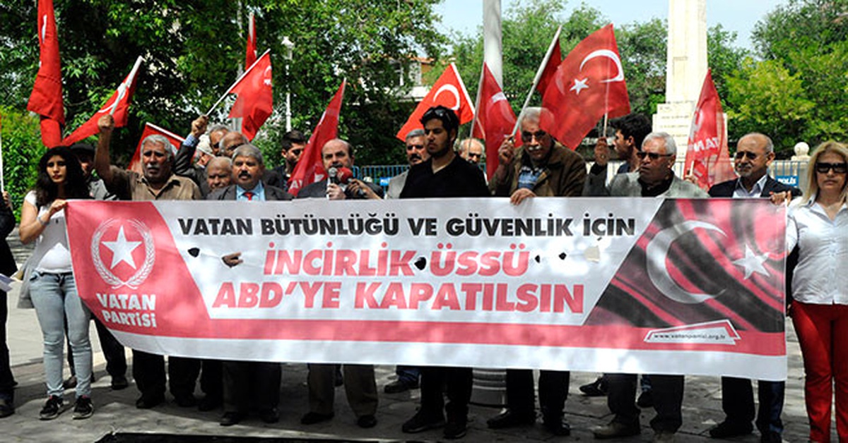 Vatan Partisi\'nden \'İncirlik ABD\'ye Kapatılsın\' Kampanyası