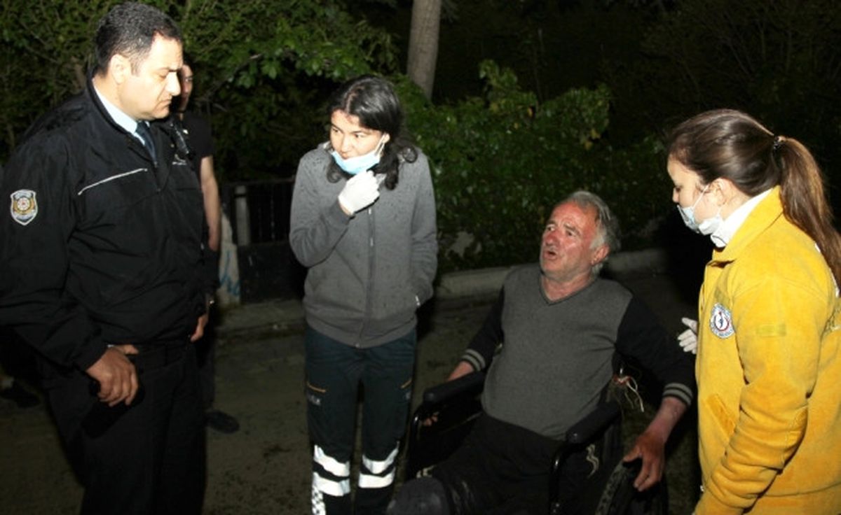 Alevler Arasında Kalan Engelli Vatandaşı İtfaiye Kurtardı