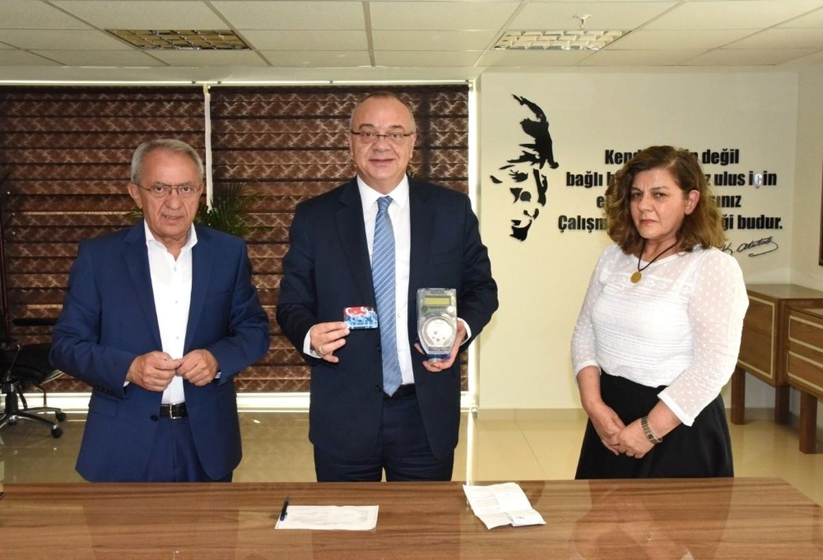 Başkan Ergün de Kartlı Su Sayacı Abonesi Oldu