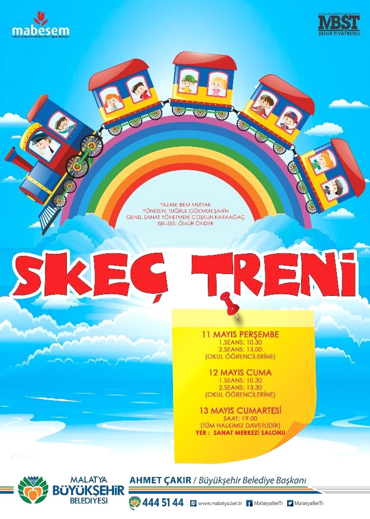 Çocuklar Skeç Treni ile Eğlenecek