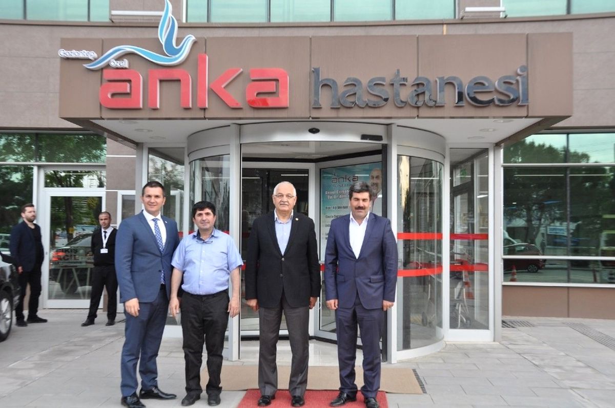 Erdoğan\'dan Anka Hastanesine Ziyaret