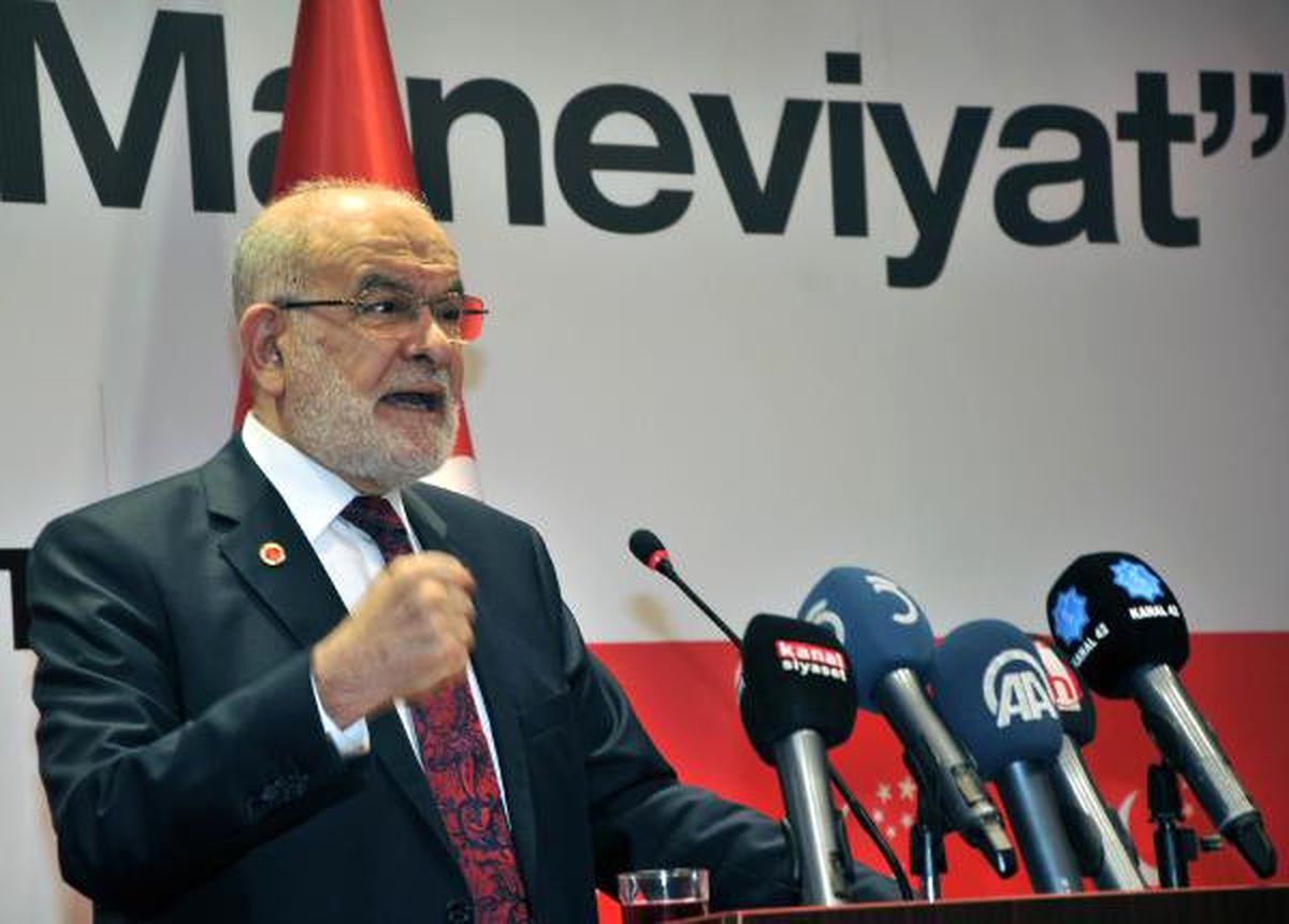 Saadet Partisi Genel Başkanı Karamollaoğlu: Abd, Türkiye\'yi Bölme Teşebbüsünde Bulunan PKK\'ya ve...