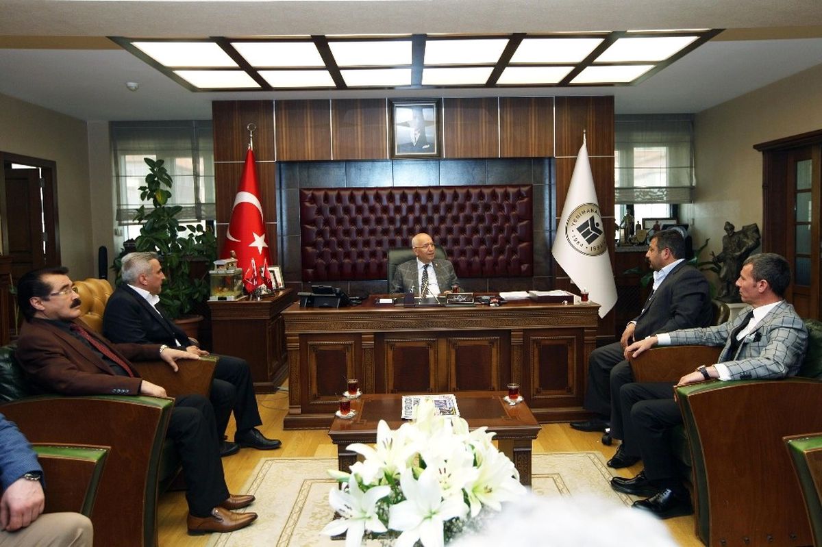 Asemkom\'dan Başkan Fethi Yaşar\'a Ziyaret