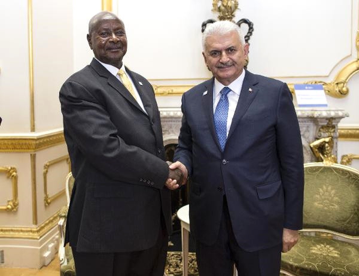 Başbakan Yıldırım, BM Genel Sekreteri Guterres ve Uganda Cumhurbaşkanı Museveni İle Görüştü