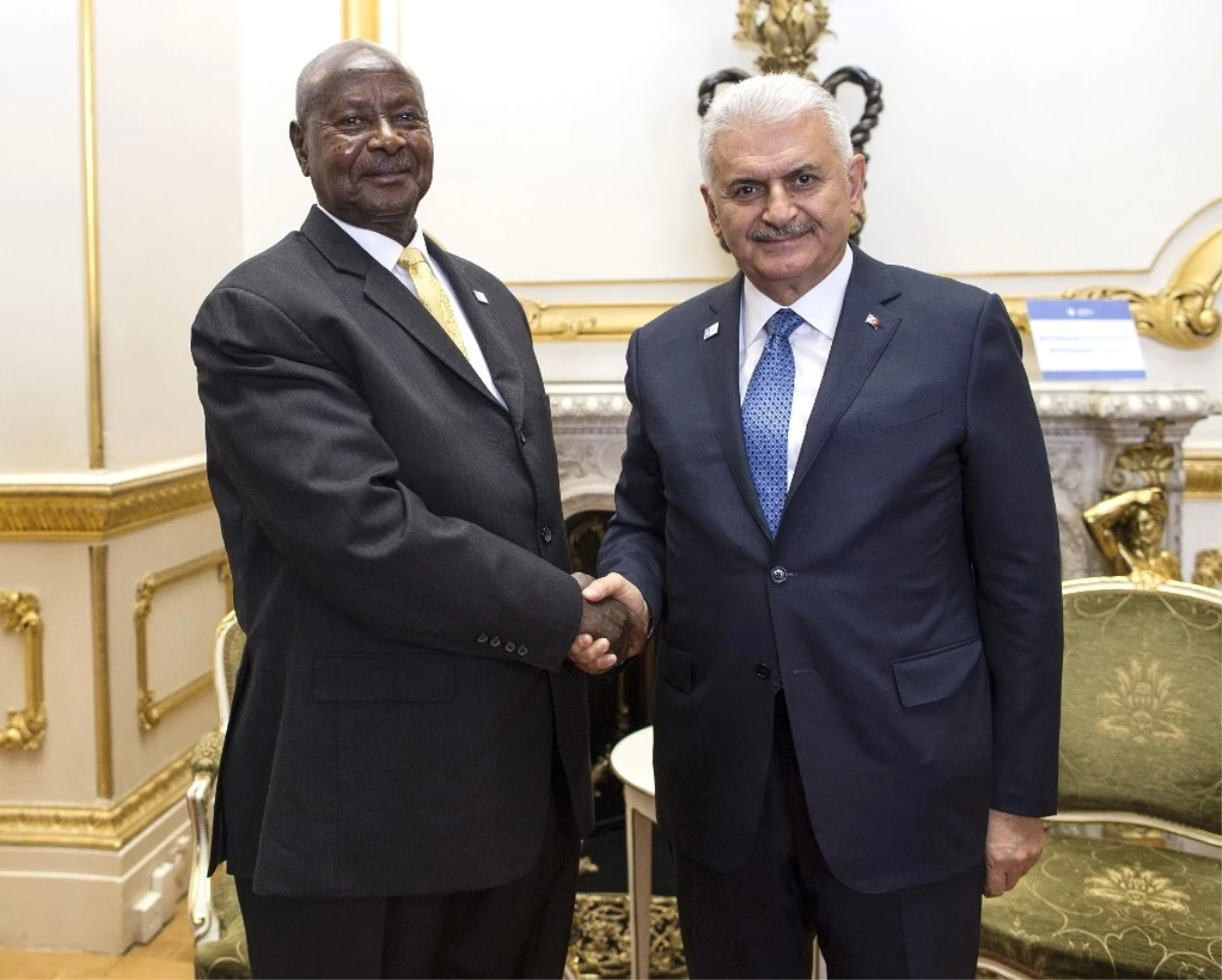 Başbakan Yıldırım, Uganda Cumhurbaşkanı Museveni ile Görüştü