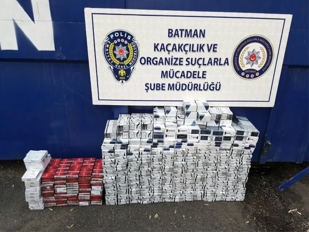 Batman\'da 6 Bin 815 Paket Kaçak Sigara Ele Geçirildi