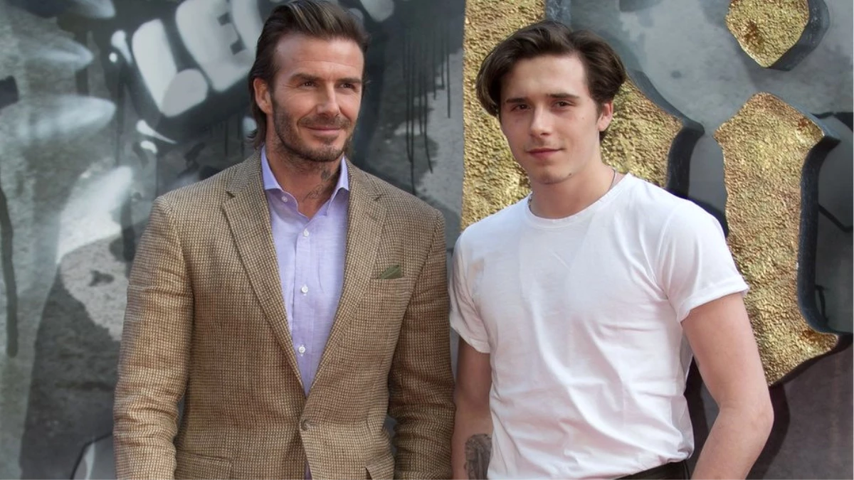 Beckham \'İlk Büyük Filminin\' Galasına Oğlu ile Katıldı
