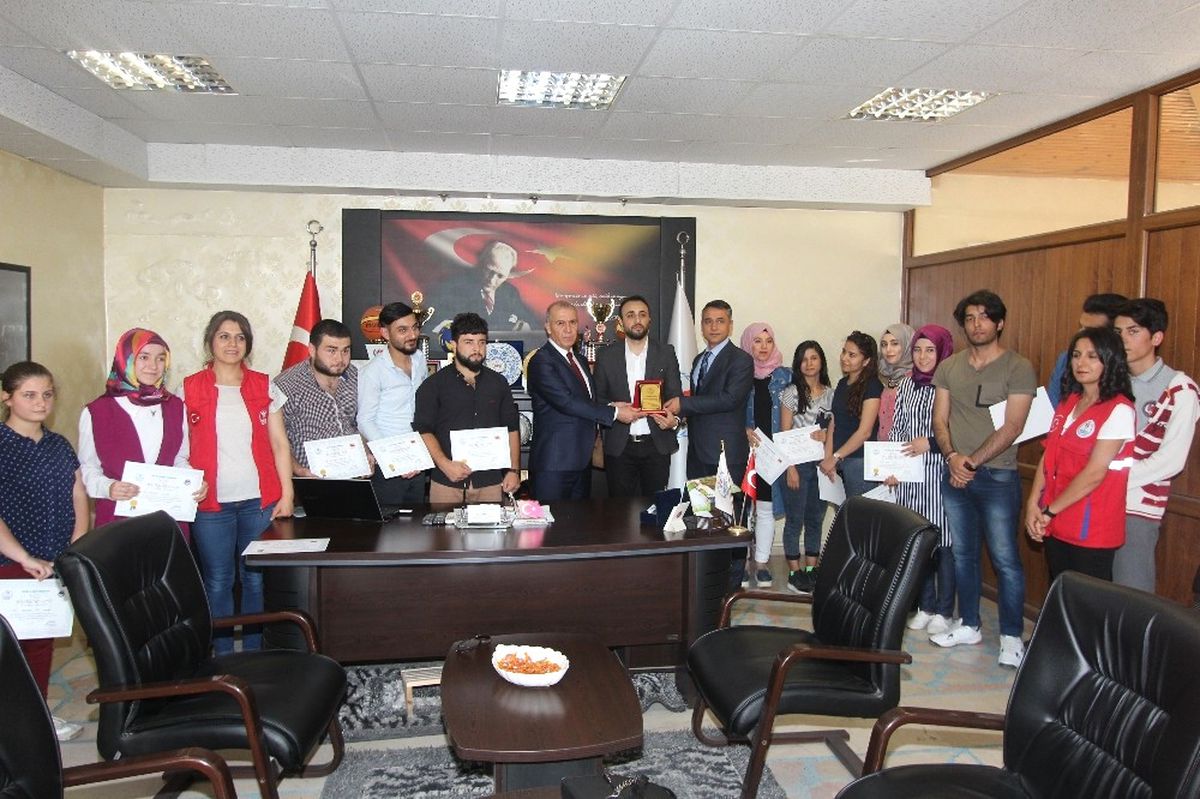 Bölge Birincilerinden Müdür Arkaaltı\'ya Ziyaret