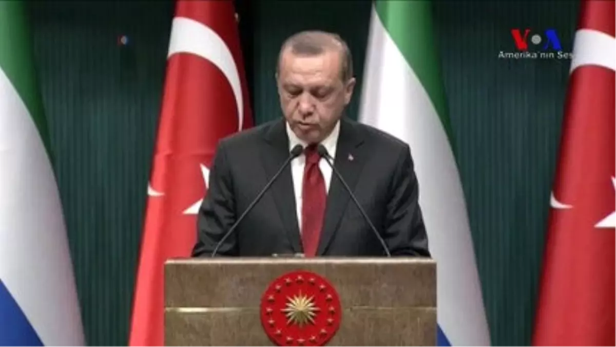 Erdoğan: Deaş Terör Örgütü ile Mücadele Bir Başka Terör Örgütü ile Yürütülmemelidir