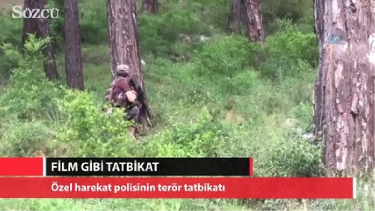 Özel Harekat Polisinin Film Gibi Terör Tatbikatı