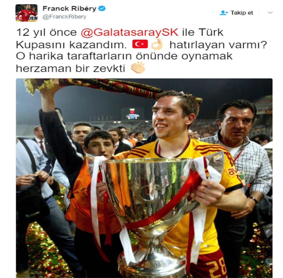 Ribery\'den \'Galatasaray\' Mesajı