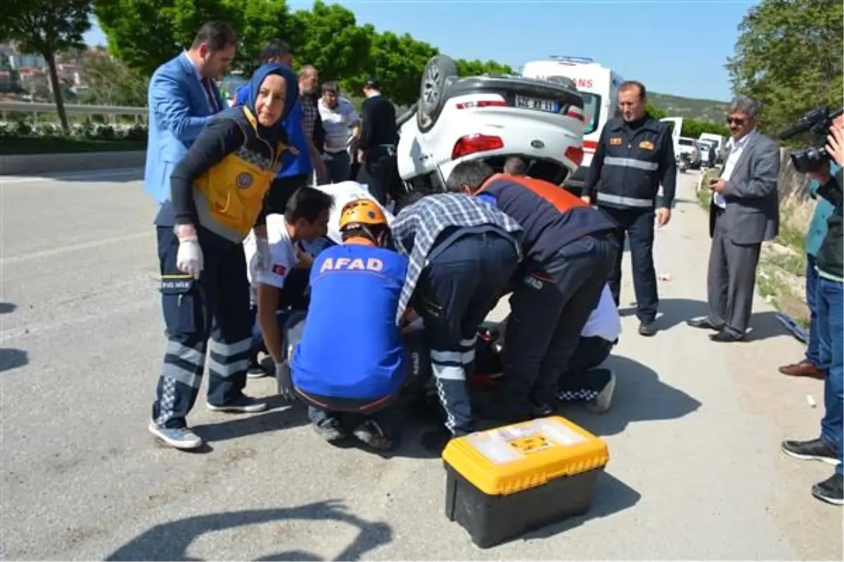 Trafik Kazası: 1 Yaralı