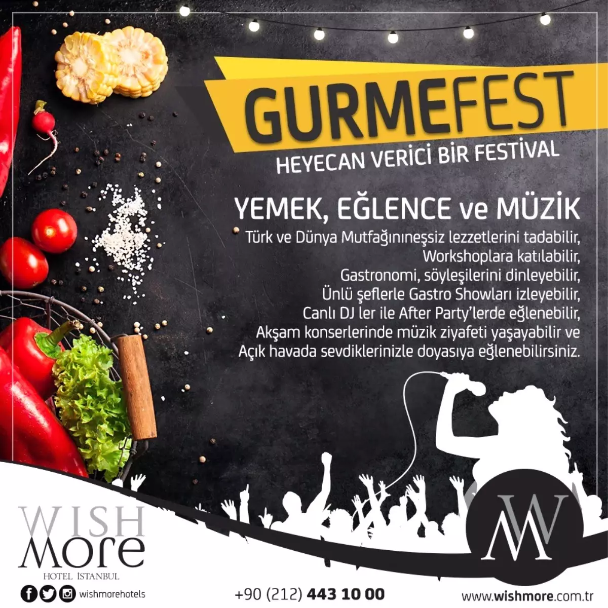 Wish More Hotel Istanbul, GurmeFest\'in sponsoru