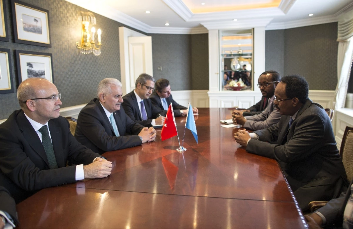 Başbakan Yıldırım Somali Cumhurbaşkanı Ile Görüştü