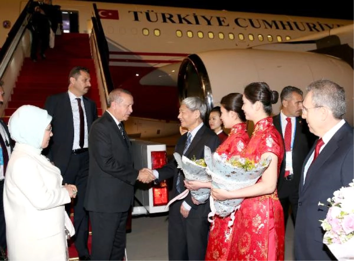 Cumhurbaşkanı Erdoğan, Pekin\'e İndi