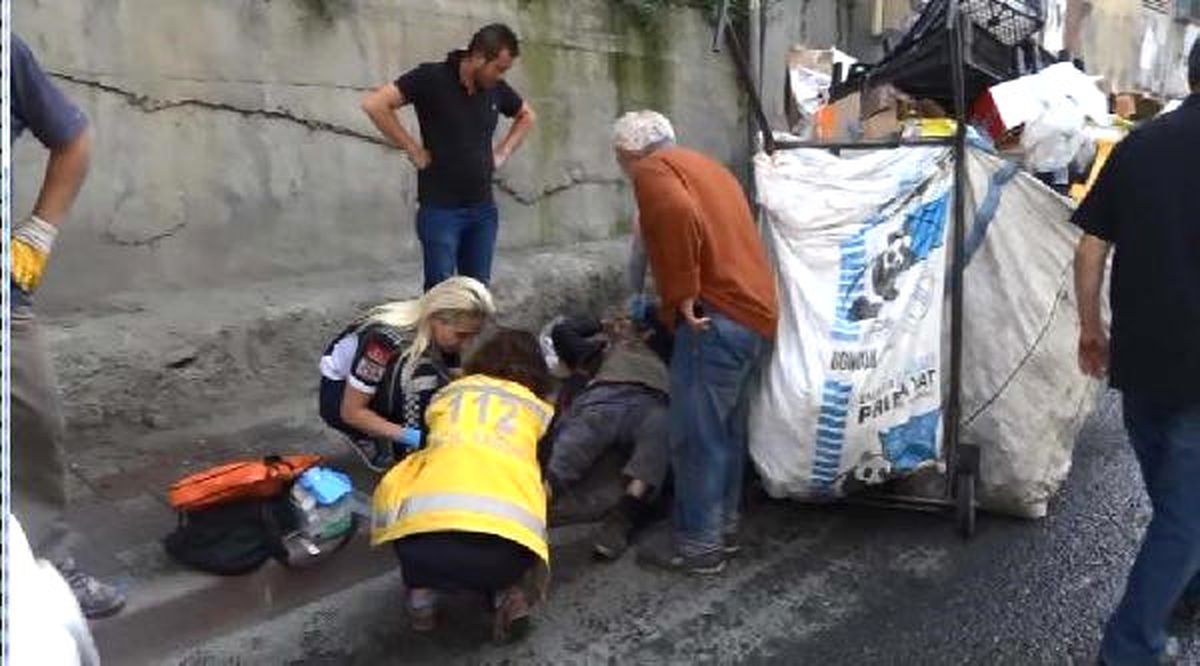 Hafriyat Kamyonu Kağıt Toplayıcısının Ayağını Ezdi