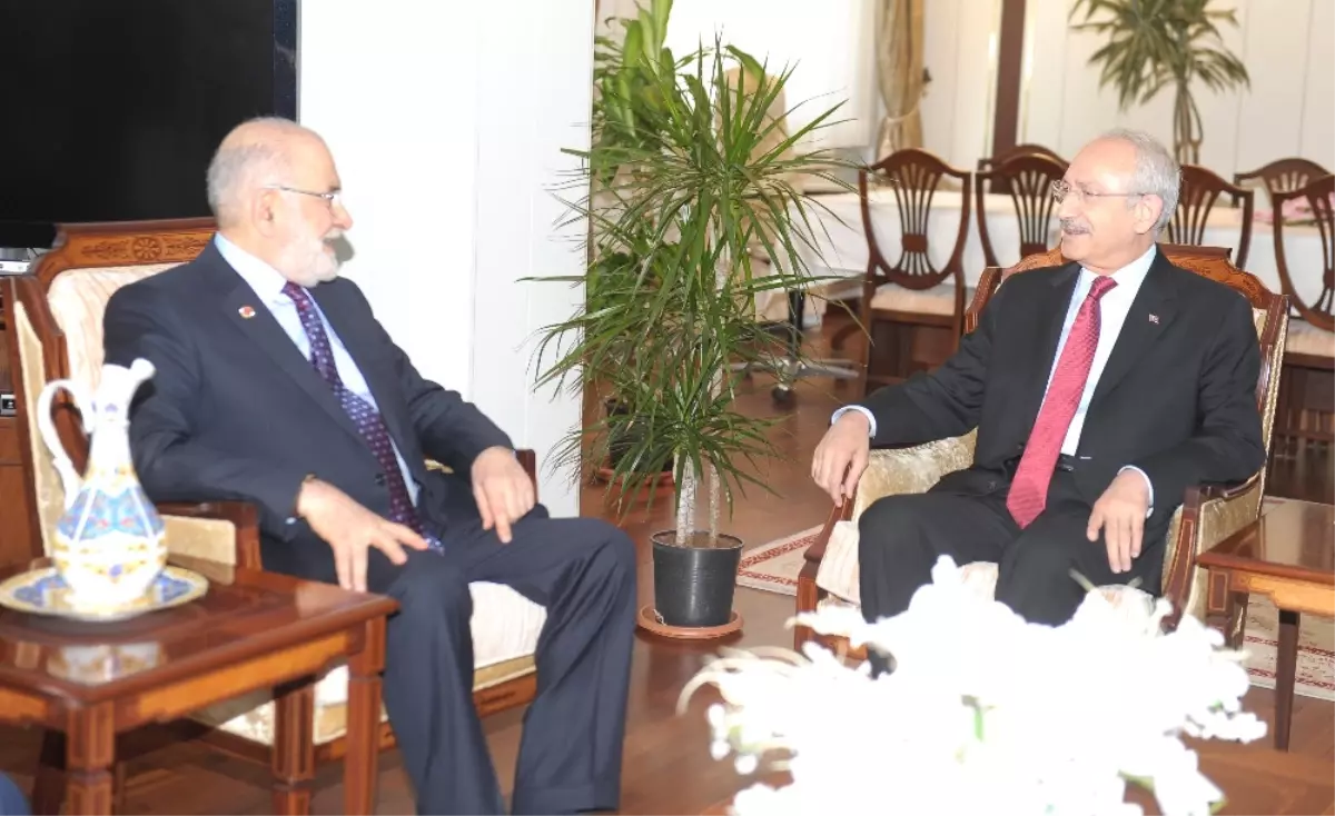 Kılıçdaroğlu\'ndan Saadet Partisi\'ne Ziyaret