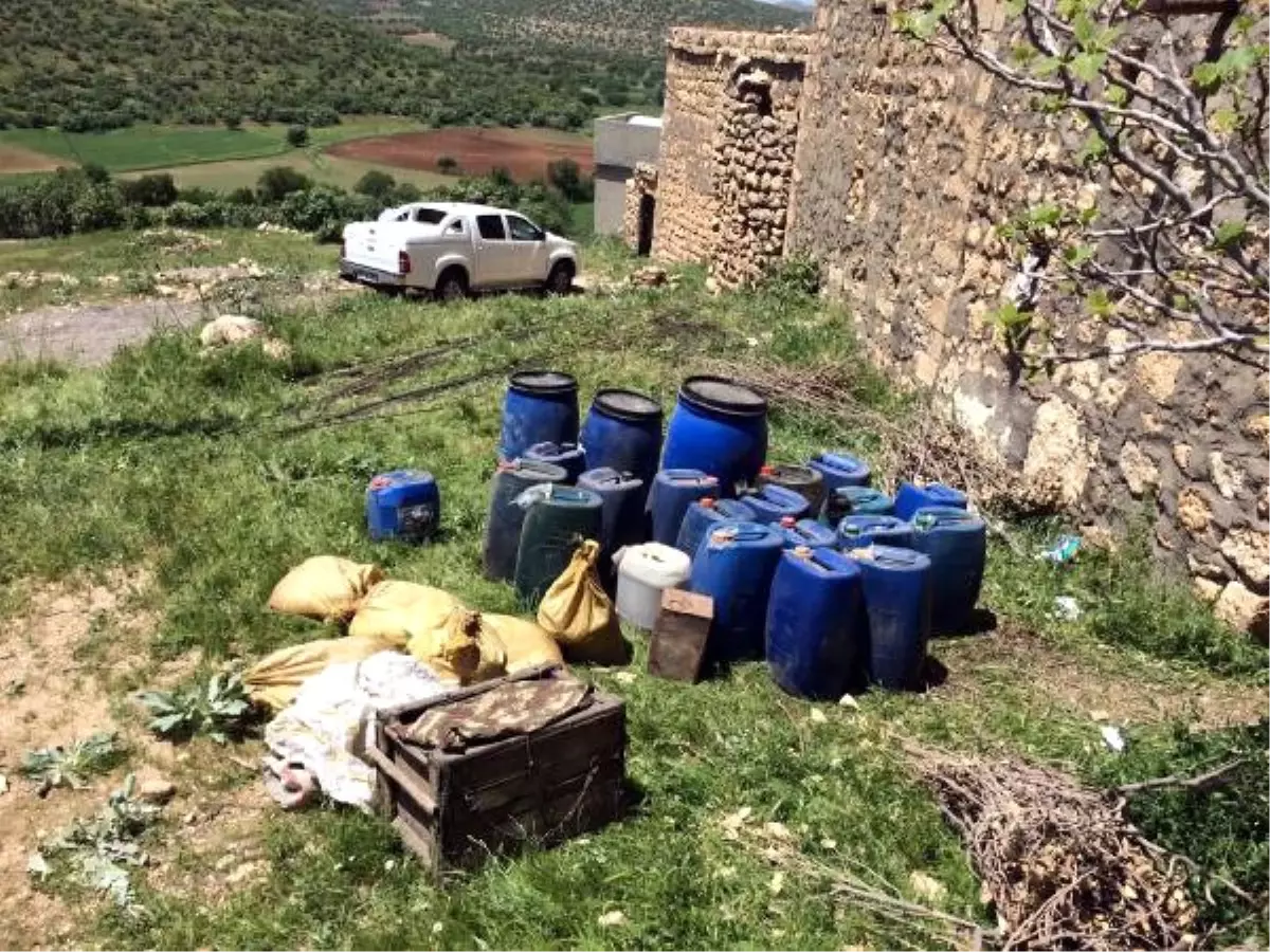 Mardin\'de 500 Kilo El Yapımı Patlayıcı Ele Geçirildi