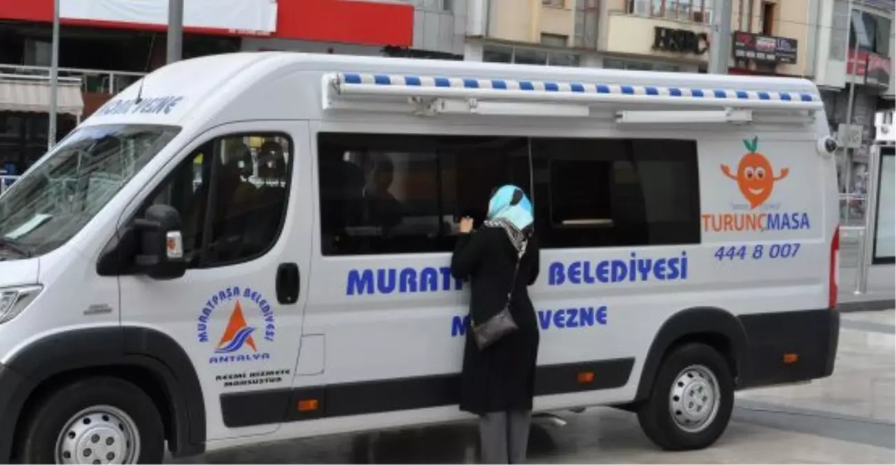 Muratpaşa Belediyesinin Mobil Veznesi Yola Çıkıyor