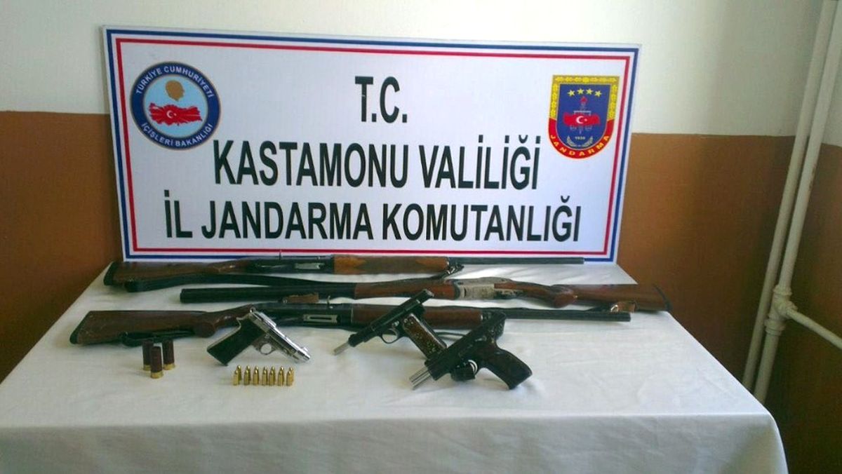 Taşköprü\'de Silah Operasyonu