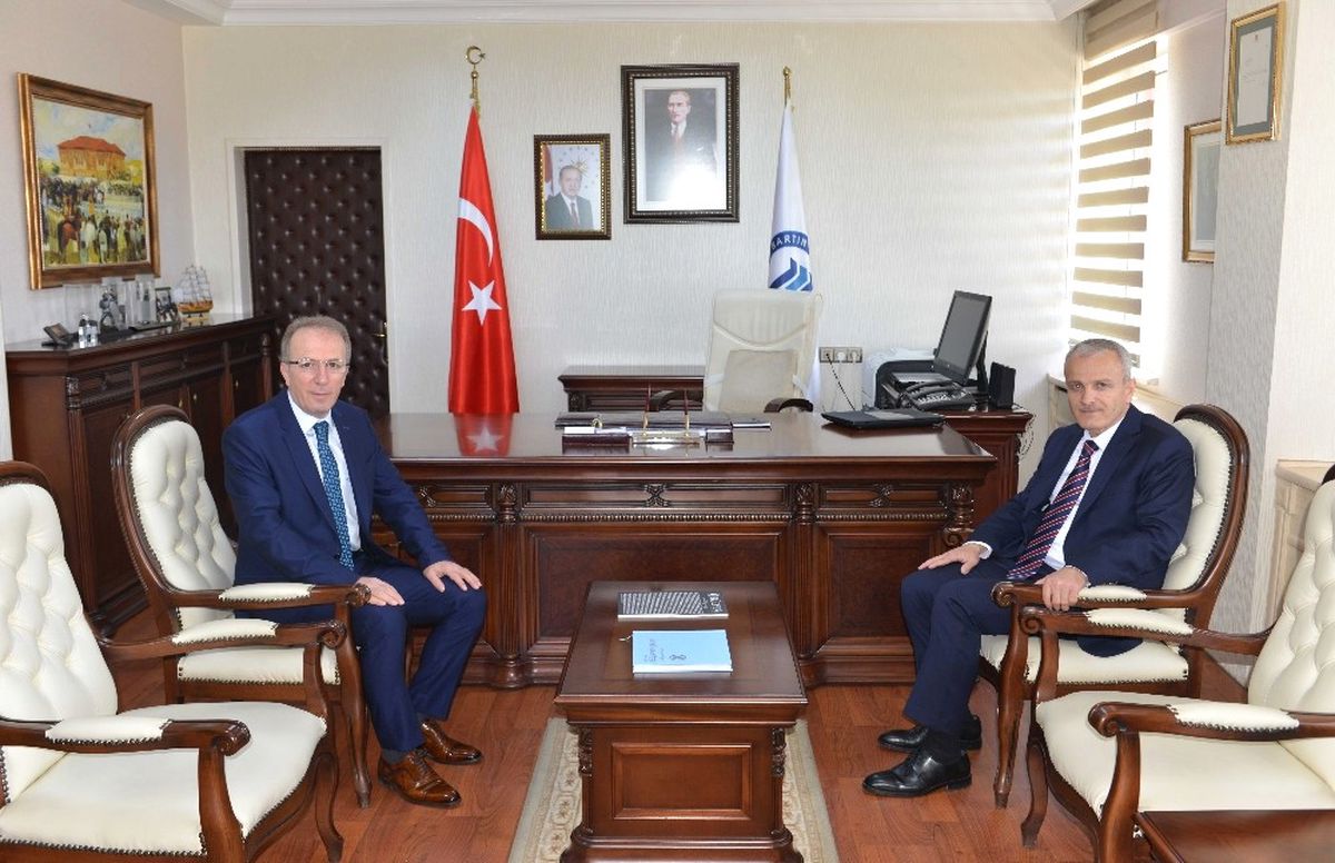 Vali Dirim\'den Rektör Uzun\'a İade-i Ziyaret