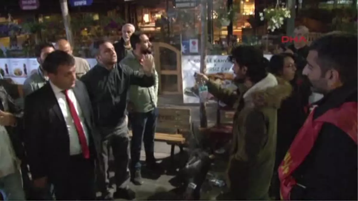 Ankara - Açlık Grevine Destek Veren Gruba Polis Müdahalesi