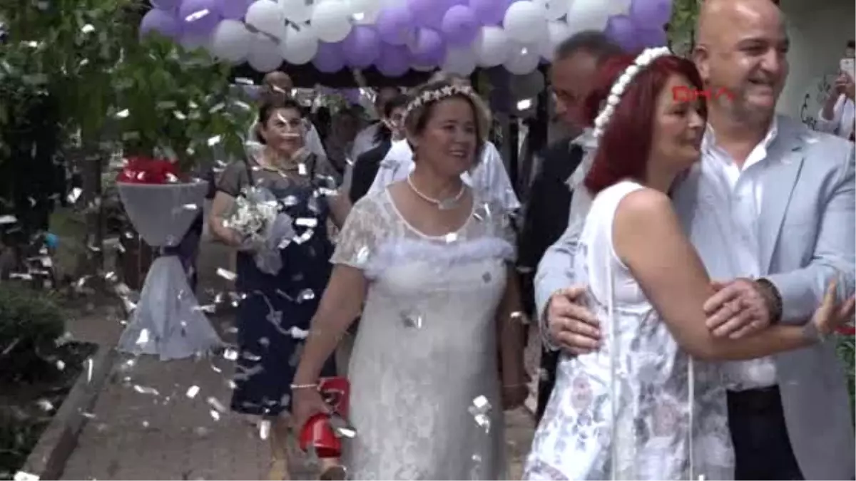 Antalya Çiftler Nikah Tazeledi, Özel Çocukları Şahitleri Oldu