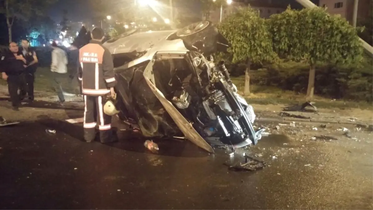 Başkentte Zincirleme Trafik Kazası: 2 Yaralı