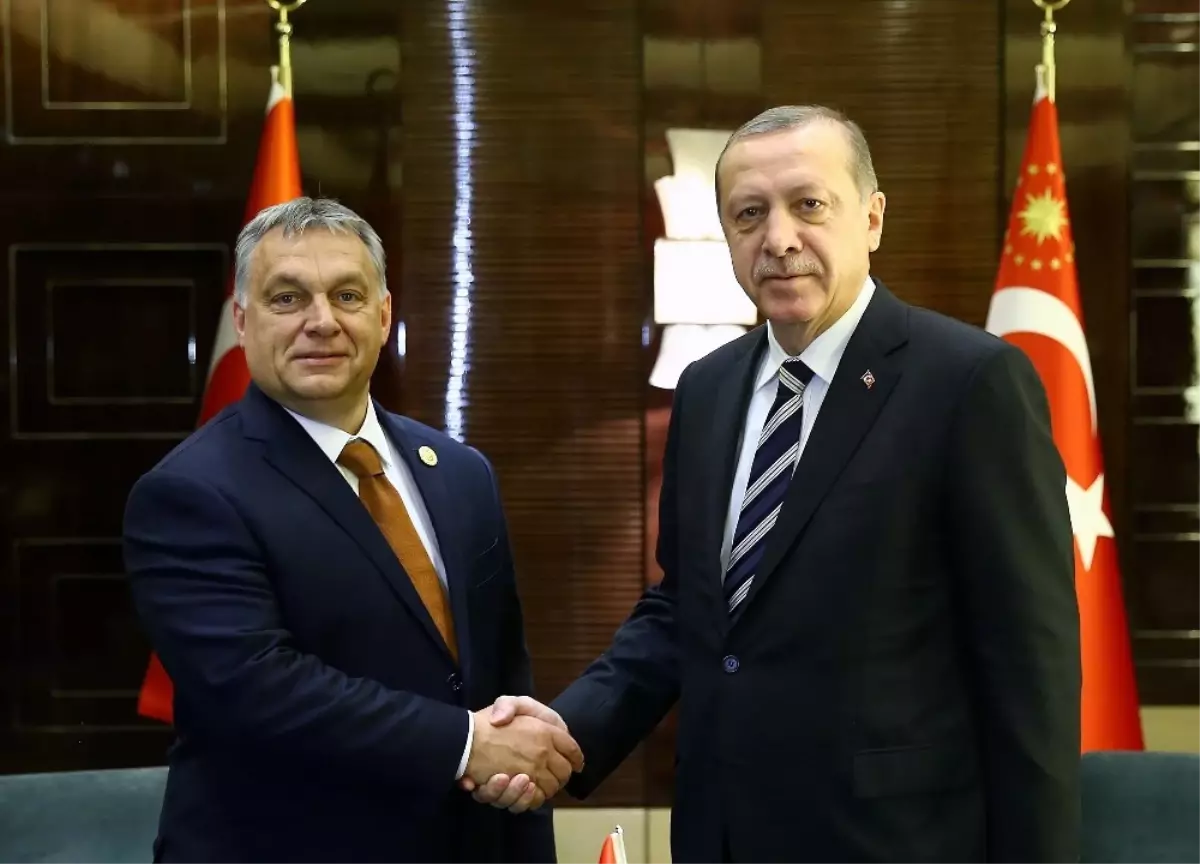 Cumhurbaşkanı Erdoğan, Macaristan Başbakanı Orban\'ı Kabul Etti