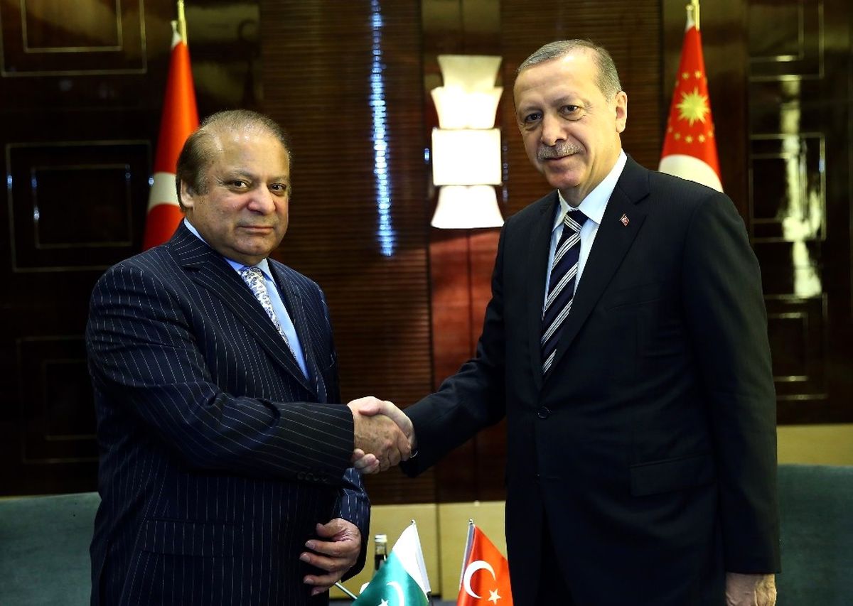 Cumhurbaşkanı Erdoğan, Pakistan Başbakanı Şerif\'i Kabul Etti