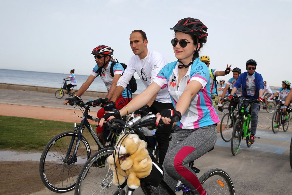 Engelleri pedal çevirerek aştılar 