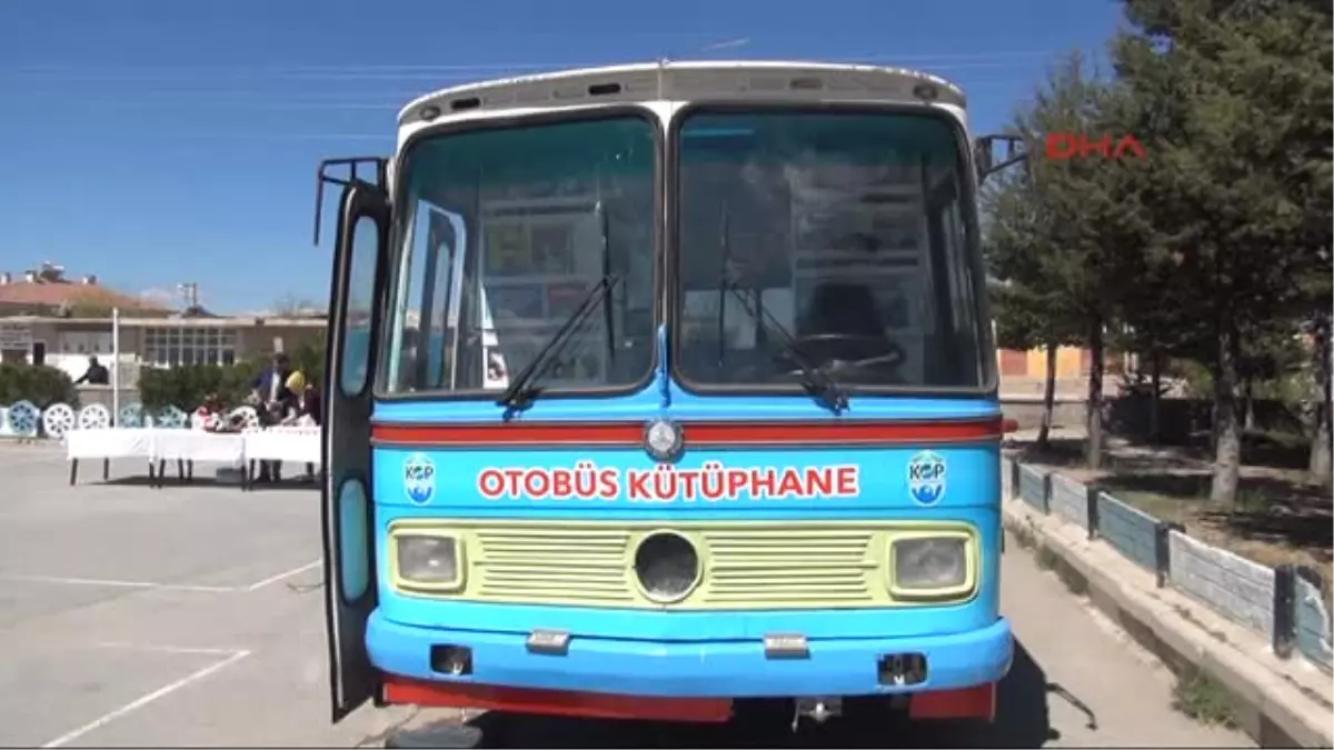 Niğde 33 Yıllık Otobüs Kütüphane Oldu