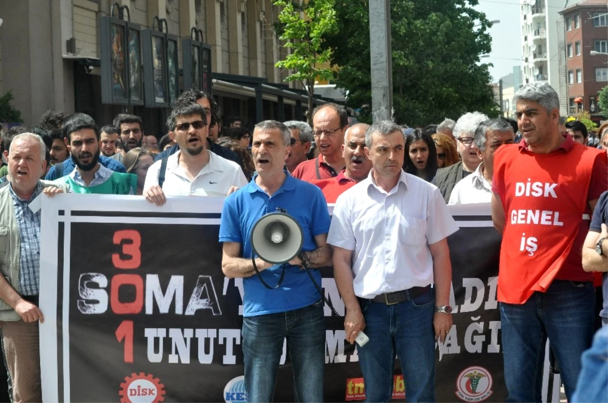 Soma\'da Hayatını Kaybeden Maden İşçileri Eskişehir\'de Anıldı