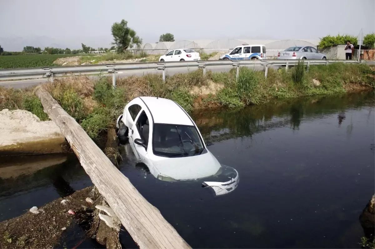 Sulama Kanalına Düşen Aracın Sürücüsü Kayıplara Karıştı