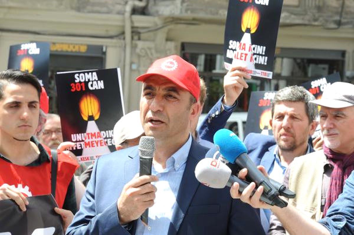 Taksim\'de Soma Anması