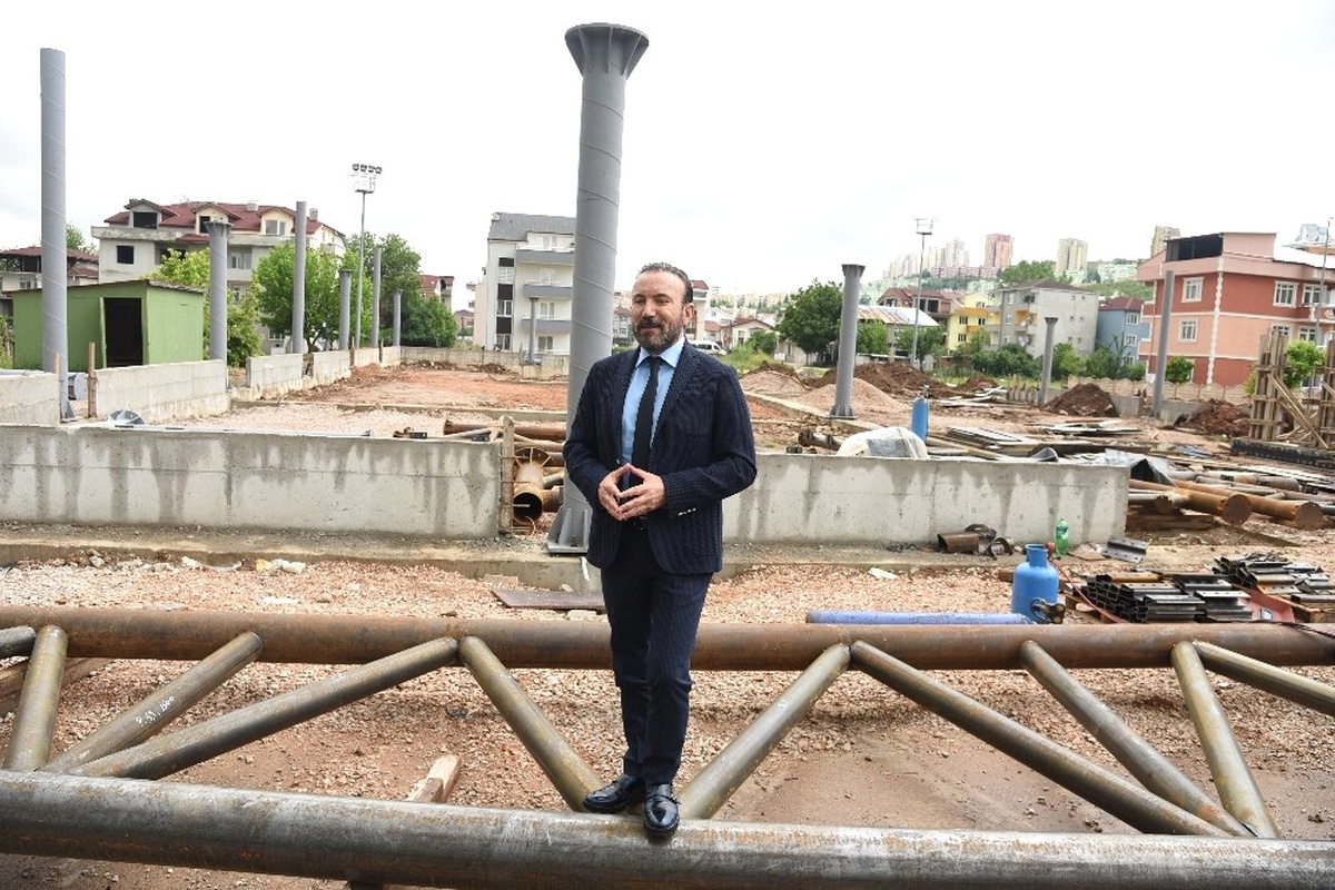 Alikahya\'da Kapalı Pazar Çalışmaları Sürüyor