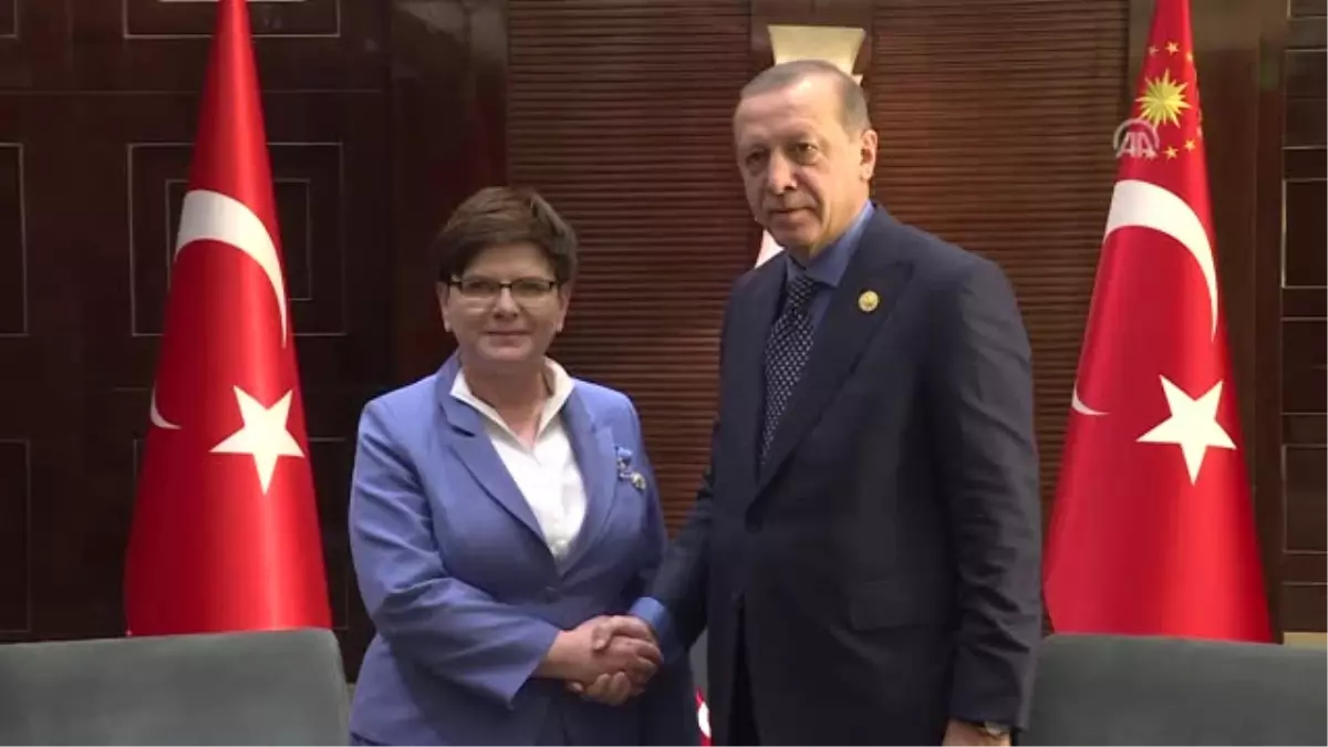 Cumhurbaşkanı Erdoğan, Polonya Başbakanı Szydlo\'yu Kabul Etti