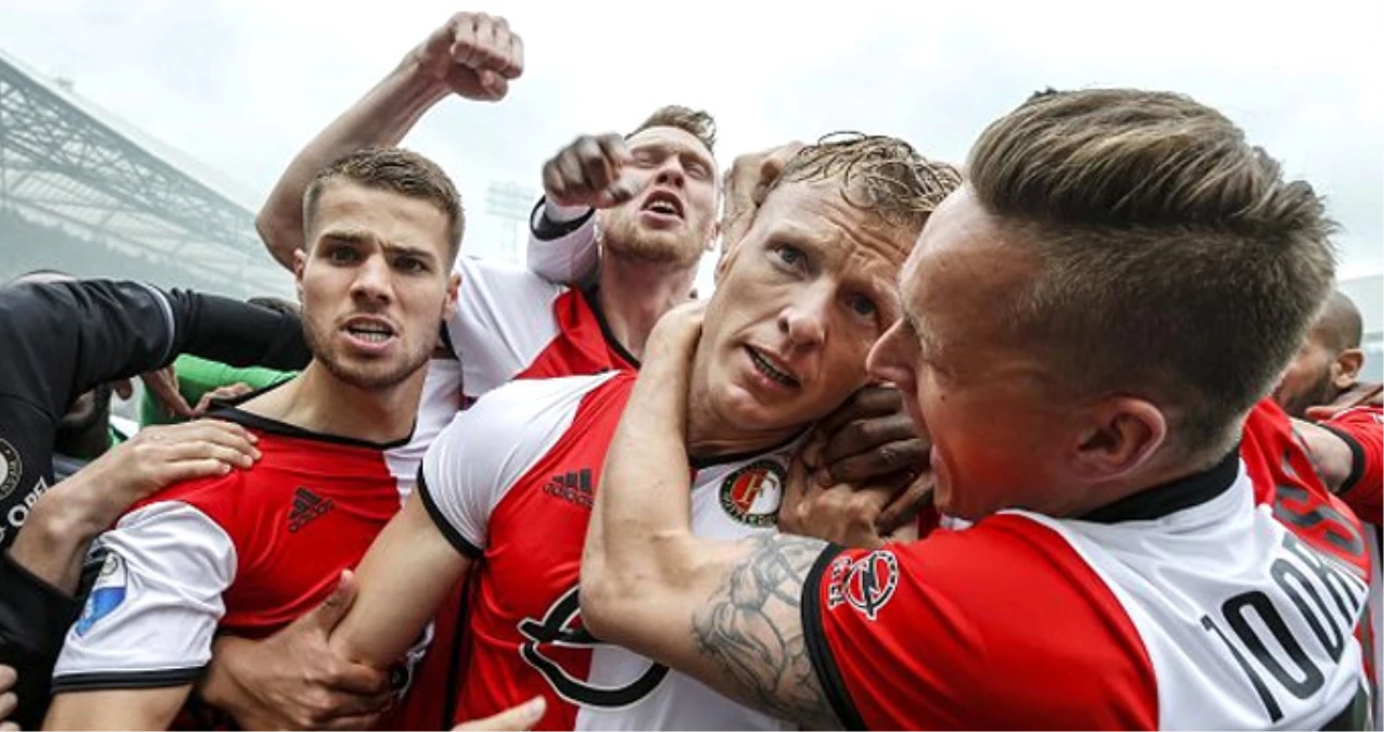 Hollanda Ligi\'nde Kuyt\'ın Ekibi Feyenoord 18 Yıl Sonra Şampiyon Oldu