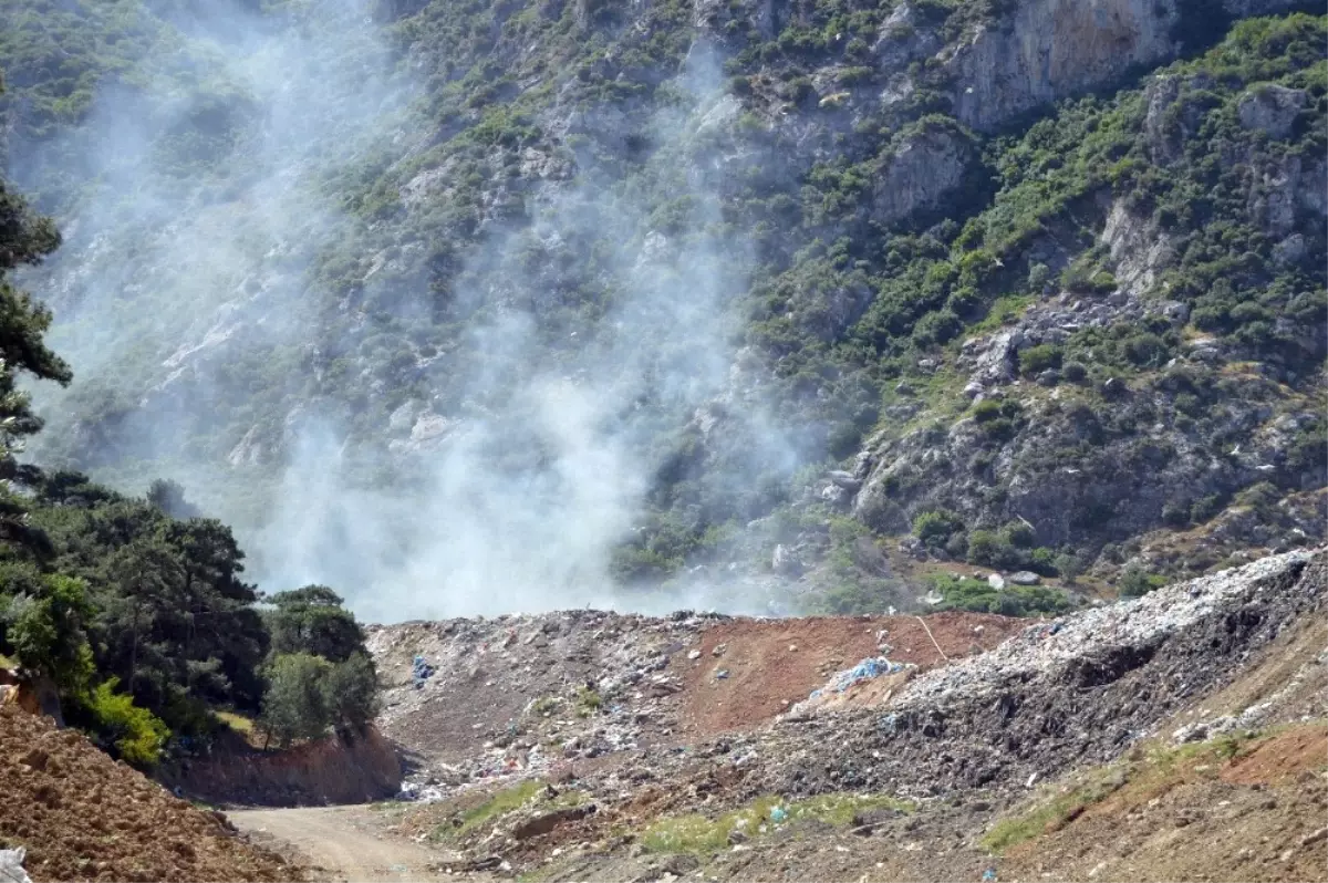 Manisa Çöplüğündeki Yangın