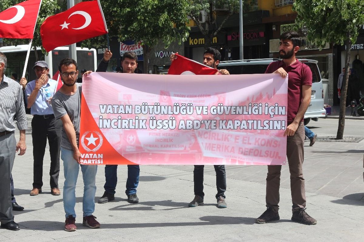 Vatan Partisinden \'İncirlik ABD\'ye Kapatılsın\' Kampanyasına Destek Çağrısı