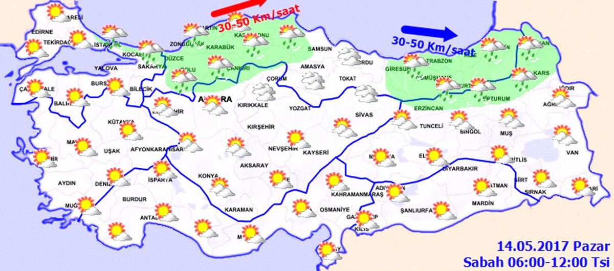 Yurtta Hava Durumu